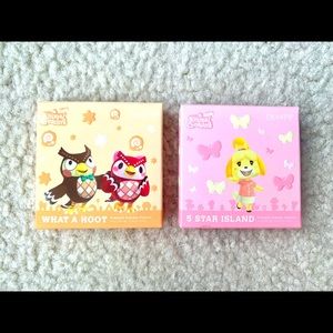 Colourpop animal crossing palettes